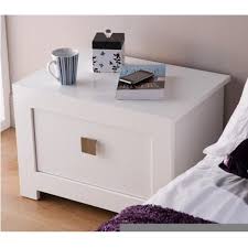 Some have doors or drawers to hide your current bestseller from borrowers and all have prices that won't. Bari White High Gloss Bedside Table Bedroom Furniture Fads