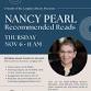 Nancy Pearl @ WICA November 6 event image