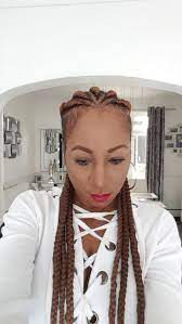 Transform Your Tapered Short Shaved Sides To These Jumbo Ghana Braids Shaved Side Hairstyles Braids With Shaved Sides Braids For Black Hair