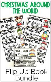 Make Learning About Holiday Traditions And Christmas Around The World Fun This Flip Book Bundle Is Packed Christmas Lesson Plan Book Bundles Christmas Lesson