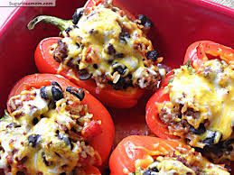 These italian chicken stuffed peppers will make your low calorie dinner dreams come true! Healthy Turkey Stuffed Pepper