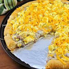 Breakfast Pizza For Dinner Recipe Recipe Recipes Food Breakfast For Dinner