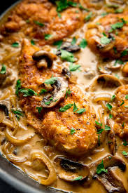 Garnish with green onion to serve. Chicken Marsala Nicky S Kitchen Sanctuary