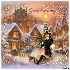Good Evening Winter Town - Free animated GIF - PicMix
