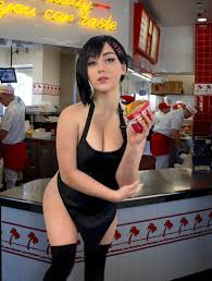 Fast Food Kobeni [Chainsaw Man] (Buttercupcosplays) : rrule34