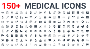 Increase the brand awareness of your company with every memo, letter, or note you send. Medical Vector Icons Set By Vector Design Thehungryjpeg Com
