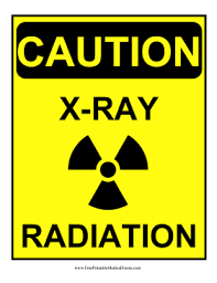 Decorated With A Radiation Symbol This Yellow Caution Sign Notifies Staff That The X Ray Lab Is In Use Free To Download And Print Radiation X Ray Signs