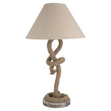 If your living room or your bedroom need new lamps and lighting, this is the perfect article for you. Nautical Rope Table Lamp