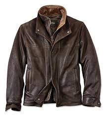 Orvis Mens Romano Leather Jacket 44 Dark Brown At Amazon