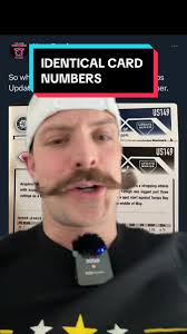 Identical card numbers #coachkoe #coachkoecollectibles #cardtiktok  #cardboardcoaches