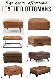 Storage footstool round leather ottoman modern view photo 17 of 20. Gorgeous And Affordable Leather Ottomans If You Re Looking For A Cozy Ottoman For Your Ottoman Decor Leather Ottomans Living Room Leather Ottoman Coffee Table