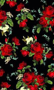 Red Floral Flower Background Wallpaper Flowery Wallpaper Flower Phone Wallpaper
