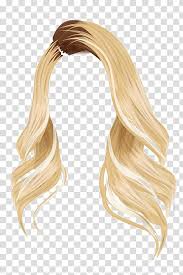 stardoll wig brown hair blond hair