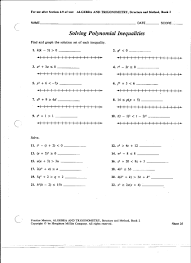 First, they write each equation in quadratic form. 34 Solving Polynomial Equations Worksheet Answers Worksheet Resource Plans