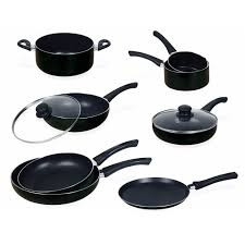 Art Cuisine Batterie De Cuisine 10 Pieces Tous Feux Dont Induction Noir Achat Vente Batterie De Cuisine Art Cuisine Batterie 10 Pieces Cdiscount