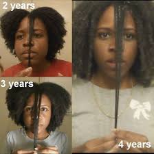 Exercise also aids healthy hair growth. 2 3 And 4 Year Natural Hair Growth Length Check Comparison Full Videos On My Youtube Channel Username Natural Hair Growth Hair Shrinkage Natural Hair Styles