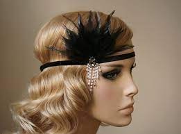 Goods gadgets charleston 20er jahre perucke blonde kurzhaar. Haarband 20er Jahre Flapper Haarschmuck Strass 20er Jahre Frisur Haarband Frisur Anleitung Haarband