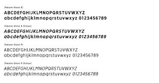 Brand Guideline Rakuten Inc Font Rules Brand Guidelines Fonts