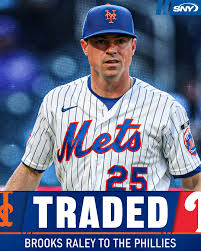 TRADE: The Mets are dealing Brooks Raley to the Phillies, per multiple  reports.