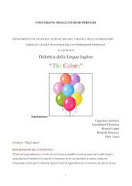 Uda Didattica Lingua Inglese Docsity