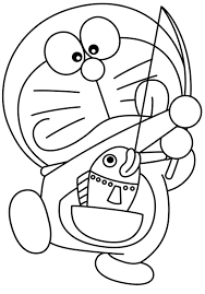 Contoh gambar doraemon yang sudah diwarnai. Contoh Gambar Gambar Mewarnai Doraemon Lucu Kataucap