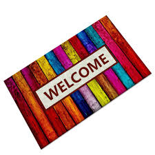 A wide variety of colorful camping mat options are available to you, such as commercial buyer, type, and room space. Rainbow Colorful Stripes Welcome Doormat Indoor Outdoor Carpet Floor Mat Bathrug Rugs Carpets Forfreedommuseum Door Mats Floor Mats