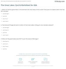 Julian chokkattu/digital trendssometimes, you just can't help but know the answer to a really obscure question — th. The Great Lakes Quiz Worksheet For Kids Study Com