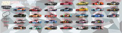 Gg's nascar paint booth brushes and sheets. All Paint Schemes For The All Star Race That Were Published On Nascar Com Compiled In One Image Nascar