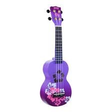 Mahalo Designer Series Soprano Ukulele Purple with Bag MD1HBPPB - Talentz