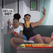 See more ideas about couple drawings, cute couple drawings, drawings. 140 Love In Animation Ideas Black Love Art Black Couple Art Black Women Art