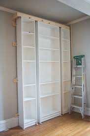 Ikea Billy Bookshelves Hack In Case You Missed The Reveal You Can See That Here Indoorlyfe Com Ikea Bookshelves Ikea Billy Bookcase Ikea