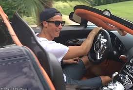 Life In The Fast Lane Cristiano Ronaldo S Ever Growing Garage Of Supercars Daily Mail Online