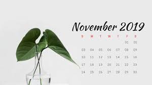 November 2019 Calendar Wallpaper Calendar November Calendar Wallpaper Calendar Desktop Calendar