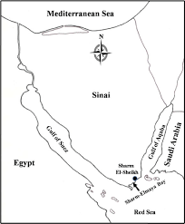 Mount a mountain, about 2,285 m high, of the southern sinai peninsula. Map Of The Sinai Peninsula Egypt Showing The Location Of Sharm Elmaya Download Scientific Diagram