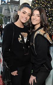 Charli And Dixie Damelio From Celebrities Celebrate The Holidays 2019 Christmas Hanukkah And More Christmas The Christmas In 2020 Celebrities Celebs Famous Girls