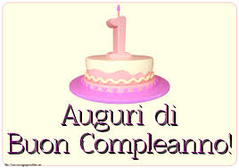 Palloncini 1 anno primo compleanno celesti foil mylar 45cm addobbi feste maschietto party elio aria online compleanno palloncini primo compleanno bambina. Cartoline Per Bambini Auguri Di Buon Compleanno Torta 1 Anno Messaggiauguricartoline Com