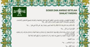 Doa Setelah Sholat Fardhu Menurut Nahdlatul Ulama