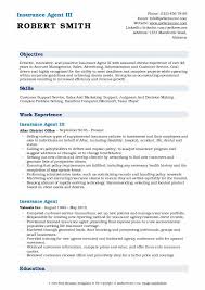 Life insurance agent resume examples & samples. Insurance Agent Resume Samples Qwikresume