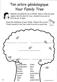 French Family Tree Printable Family Tree Worksheet Family Tree Printable Family Tree