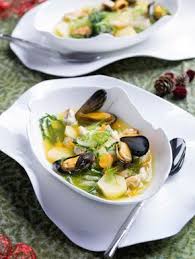 Soupe De Poisson Aux Moules Et Salicornes Recept Vissoep Mosselen Soeprecepten