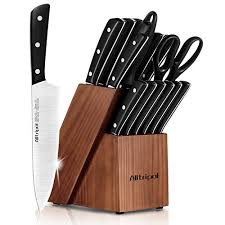 Kitchen knives are indispensible, beautiful and yet vulnerable tool used in the kitchen which sometimes can also be hazardous. Alltripal Knife Set 16 Pieces Kitchen Knife Set With Wooden Block Forged Premium German Stainless Steel