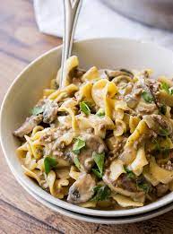 Creamy Ground Beef Stroganoff Recipe Recipe Ground Beef Stroganoff Beef Dinner Beef Stroganoff