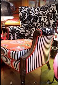 Designers Guild Spinelli Scarlet Whitered Black Etsy Chairs Repurposed Upholstered Furniture Funky Chairs