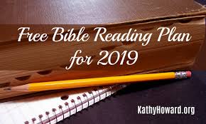 Free Bible Reading Plan For 2019 Kathy Howard