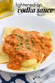 This Recipe For Lightened Up Light Vodka Sauce Is A Healthier Way To Enjoy Italian Comfort Food This Easy Vodka Sauce Italian Recipes Authentic Dinner Entrees