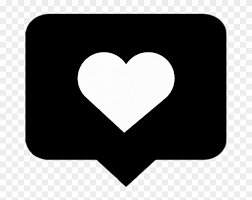 Even baristas are inspired by the heart symbol for making great milk foam. Instagram Love Heart Like Black Png Box Remix Instagram Like Black And White Free Transparent Png Clipart Images Download