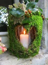 Bildergebnis Fur Baumstamm Deko Garten Mit Bildern Herbst Dekoration Weihnachtsdekoration Herbstdeko
