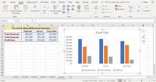 How To Create A Column Chart In Excel