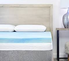 Sure2sleep Cool Gel Swirl Memory Foam Mattress Topper Made In Usa 2 Inch Queen Memory Foam Mattress Topper Foam Mattress Topper Memory Foam Mattress