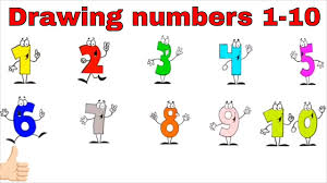 Number coloring pages number coloring pages 1 10 worksheets free. Drawing Numbers 1 10 Learn Numbers Learn Colors Coloring Pages Drawing Book For Kids Children Youtube